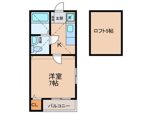 コーポLSRの物件間取画像